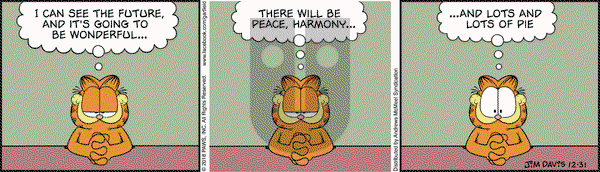 Garfield on Monday December 31, 2018 Comic Strip