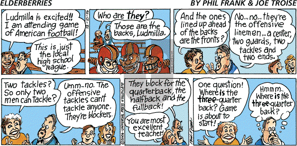 The Elderberries on Sunday December 10, 2006 Comic Strip
