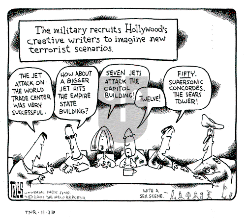 Tom Toles on Saturday November 3, 2001 Comic Strip