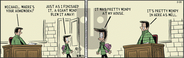 Grand Avenue on Monday February 20, 2023 Comic Strip