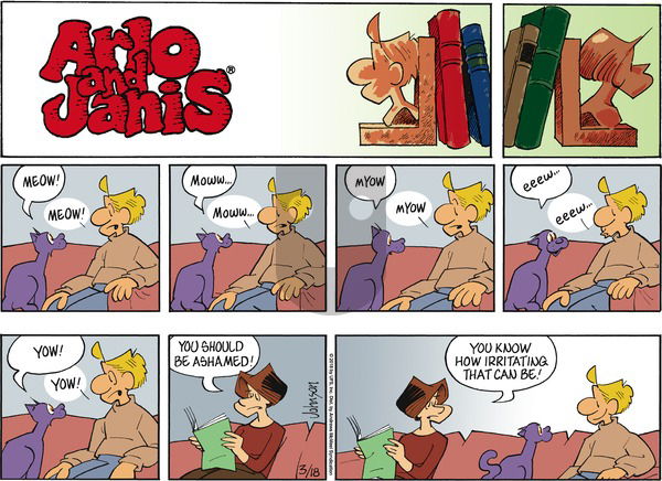 Arlo and Janis on Sunday March 18, 2018 Comic Strip