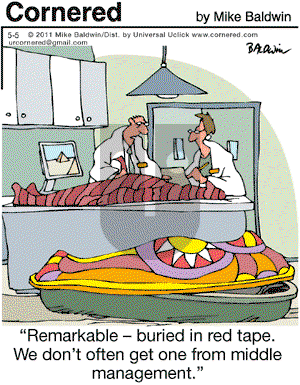 Cornered - Thursday May 5, 2011 Comic Strip