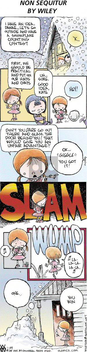 Non Sequitur on Sunday January 29, 2006 Comic Strip