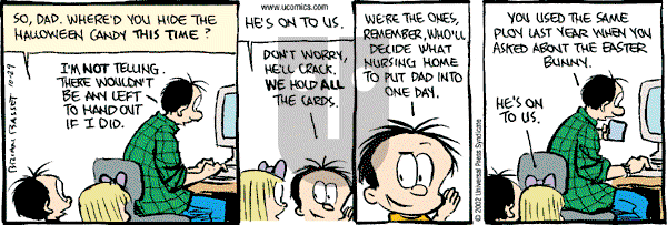 Adam@Home on Tuesday October 29, 2002 Comic Strip