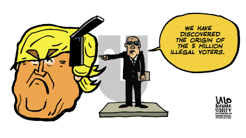 Lalo Alcaraz on Wednesday January 25, 2017 Comic Strip