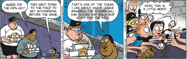 Cleats - Wednesday April 14, 2004 Comic Strip