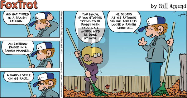 FoxTrot on Sunday November 25, 2018 Comic Strip