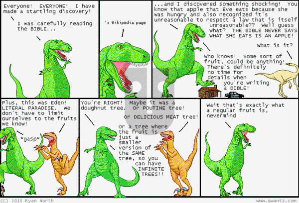 Dinosaur Comics - Friday June 9, 2023 Comic Strip
