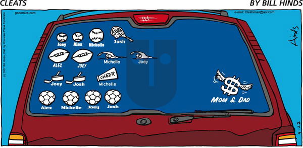 Cleats on Monday March 31, 2025 Comic Strip