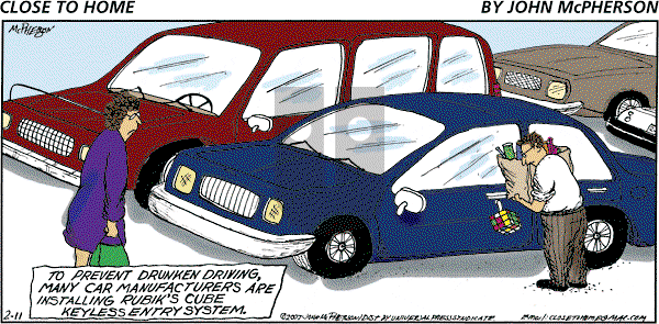 Close to Home on Sunday February 11, 2007 Comic Strip