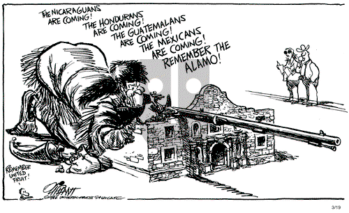 Pat Oliphant on Wednesday March 19, 1986 Comic Strip