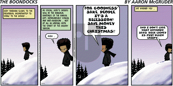 The Boondocks on Sunday July 19, 2009 Comic Strip