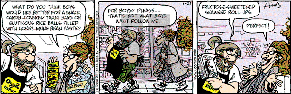 Cleats - Wednesday January 23, 2002 Comic Strip