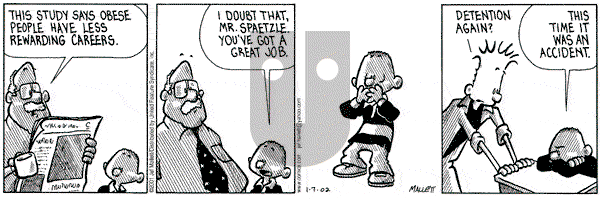 Frazz on Monday January 7, 2002 Comic Strip