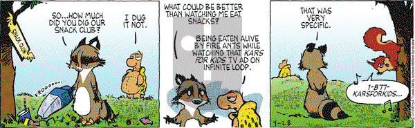 Over the Hedge on Saturday April 28, 2018 Comic Strip
