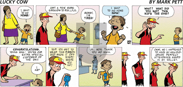 Lucky Cow on Sunday May 22, 2005 Comic Strip