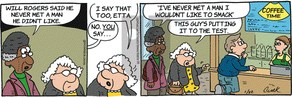 Lola on Wednesday January 22, 2014 Comic Strip
