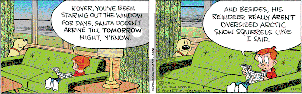 Red and Rover on Monday December 23, 2013 Comic Strip