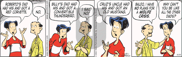 Baldo - Tuesday June 26, 2007 Comic Strip