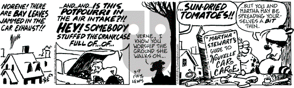 Over the Hedge on Saturday March 9, 1996 Comic Strip