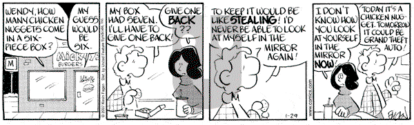 Drabble on Monday January 29, 2007 Comic Strip