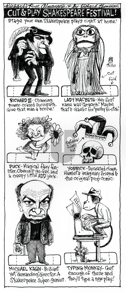 Richard's Poor Almanac on Thursday January 29, 2015 Comic Strip