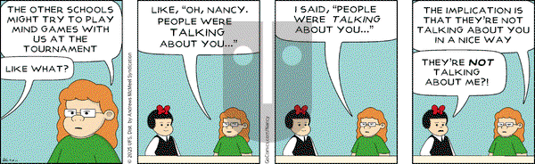 Nancy on Thursday April 24, 2025 Comic Strip