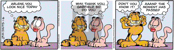 Garfield - Wednesday January 6, 2010 Comic Strip