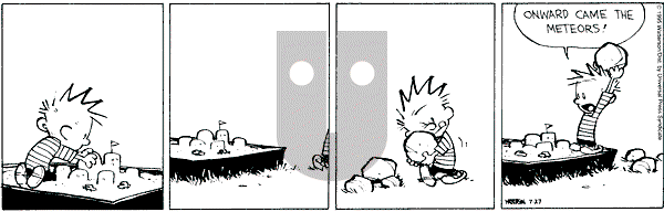 Calvin and Hobbes - Thursday July 27, 1995 Comic Strip