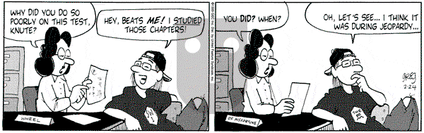 Luann on Wednesday February 24, 1999 Comic Strip