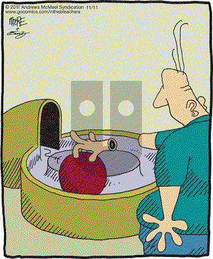 In the Bleachers on Saturday November 11, 2017 Comic Strip