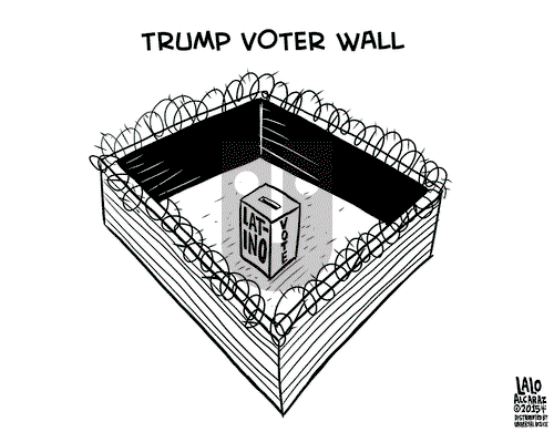 Lalo Alcaraz on Tuesday August 18, 2015 Comic Strip