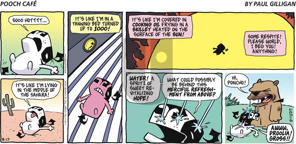 Pooch Cafe - Sunday August 17, 2014 Comic Strip