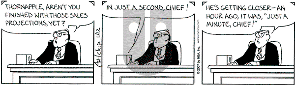 The Born Loser on Friday January 12, 2007 Comic Strip