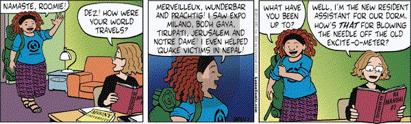 Luann on Monday August 31, 2015 Comic Strip