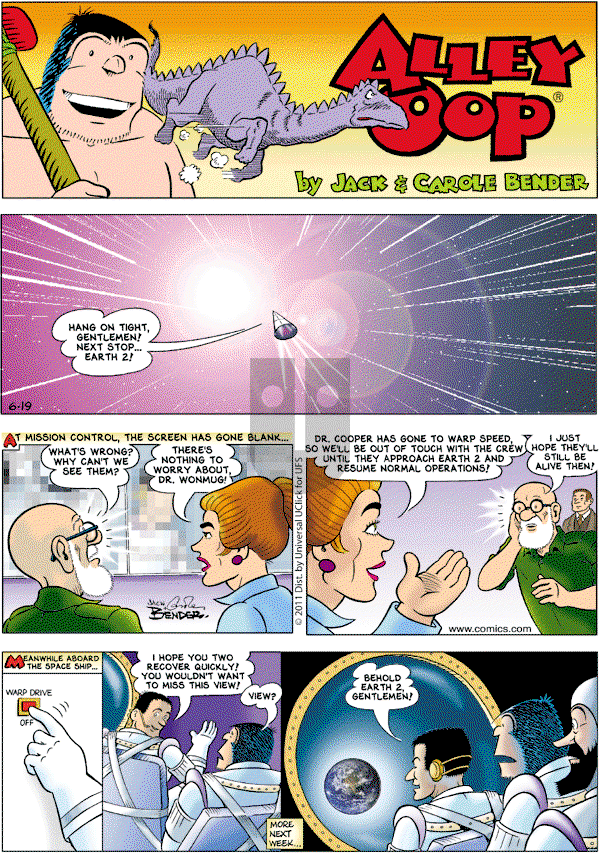 Alley Oop - Sunday June 19, 2011 Comic Strip