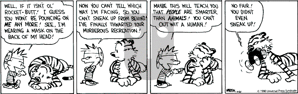 Calvin and Hobbes - Thursday October 25, 1990 Comic Strip