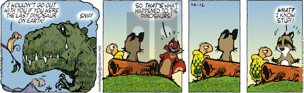 Over the Hedge on Monday October 12, 2009 Comic Strip