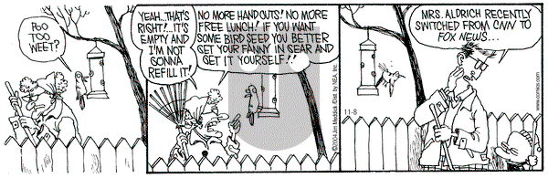 Monty - Monday November 8, 2004 Comic Strip