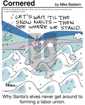Cornered on Saturday December 25, 2010 Comic Strip