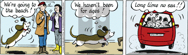 Fred Basset on Wednesday January 24, 2018 Comic Strip