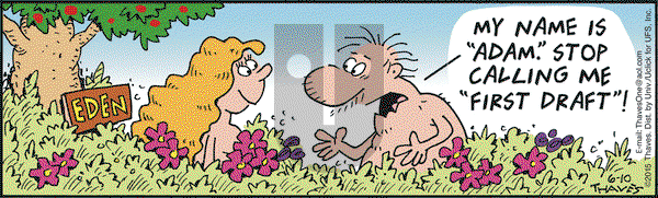 Frank and Ernest on Wednesday June 10, 2015 Comic Strip