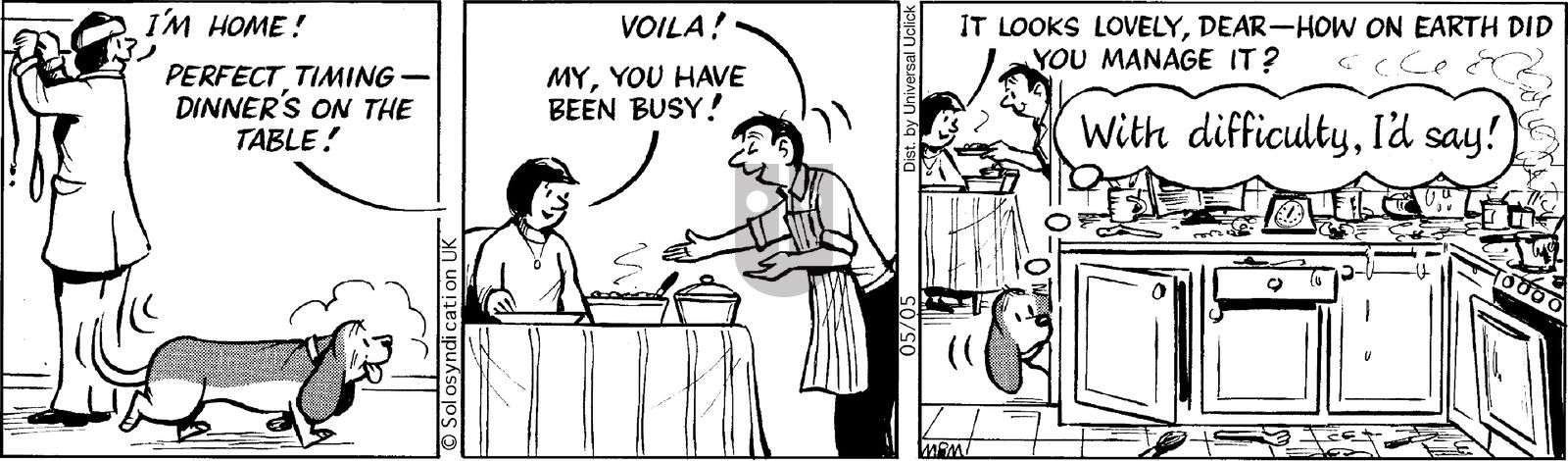 Fred Basset on Monday May 5, 2014 Comic Strip