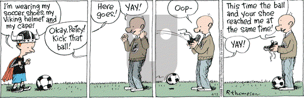 Cul de Sac on Saturday April 13, 2013 Comic Strip