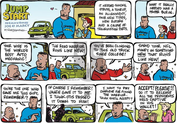 JumpStart on Sunday October 27, 2013 Comic Strip