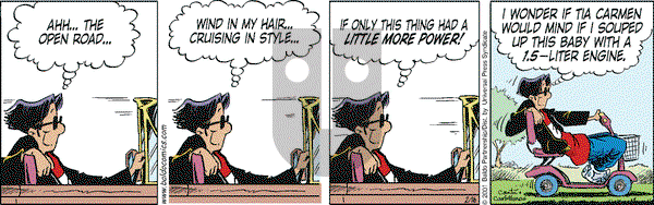 Baldo on Friday February 16, 2001 Comic Strip