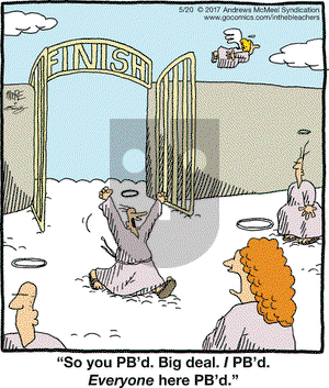 In the Bleachers on Saturday May 20, 2017 Comic Strip