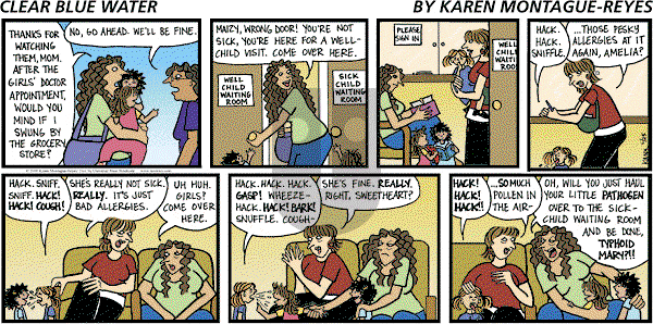 Clear Blue Water on Sunday June 25, 2006 Comic Strip