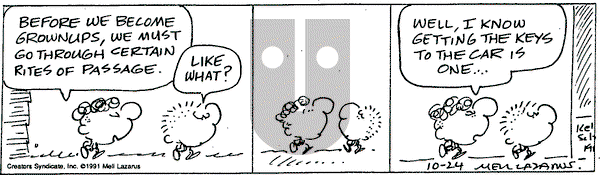 Miss Peach on Thursday April 10, 2025 Comic Strip