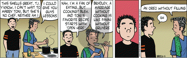 Luann on Monday August 8, 2016 Comic Strip